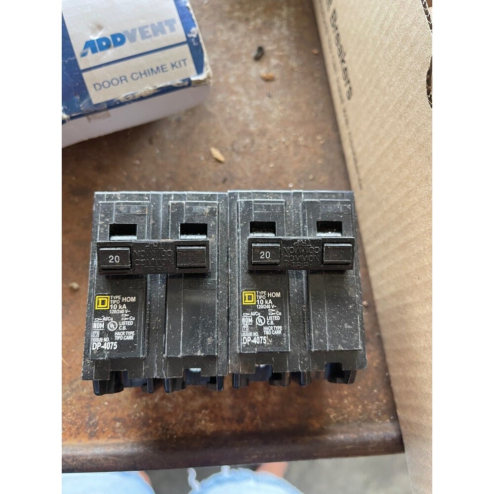 20 amp 2 pole Square D HOM